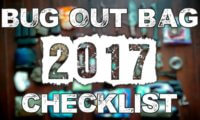 2017 bug out bag checklist